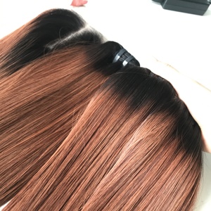 Paquets de cheveux humains vierges non traités trame de cheveux alignés avec cuticule péruvienne avec lace closure extensions de cheveux - Product Image 3