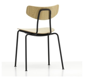 Chaise de salle à manger minimaliste Offre Spéciale multicolore siège en contreplaqué écologique jambe en métal pour bureau à domicile hôtels Villas états-unis ue corée japon - Product Image 4