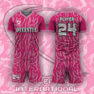 Uniformes de Fútbol Personalizables de Alta Calidad 2025, Estilo de Rendimiento Óptimo, Ropa Deportiva Anti-UV de Secado Rápido, 100% Poliéster - Product Image 2