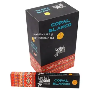 Offre Spéciale parfum populaire Tribal Soul Copal + Mirra paquet de bâtons d'encens parfumés d'Inde