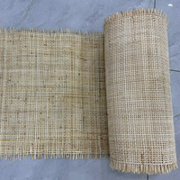 Rouleau de rotin tressé de fabrication asiatique - Rouleau de roseau naturel pour artisanat, meubles, paniers, chaises de jardin, tables et autres meubles.