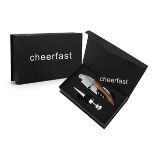 <span class=keywords><strong>Tire</strong></span>-<span class=keywords><strong>bouchon</strong></span> et <span class=keywords><strong>bouchon</strong></span> à vin en bois de noyer personnalisé, ouvre-bouteille multifonction en bois de noyer, coffret cadeau pour bar et restaurant - Product Image 1