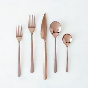 Ensemble de couverts en acier inoxydable vaisselle royale dorée pour les mariages, les occasions spéciales, les banquets, les restaurants et les repas à la maison - Product Image 2