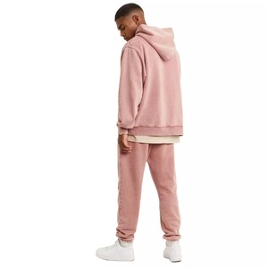 Sweats à capuche de créateur pour hommes avec logo personnalisé 340 GSM 100% coton polaire surdimensionnée solide et lourde hiver - Product Image 6