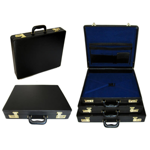 Masonic Regalia Hard <b>Apron</b> Case | Sovereign Master Allied Masonic Degrees <b>Apron</b> Green Ribbon With Gold Trim & Fringe Lambskin - Product Image 1