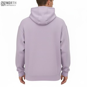 2025 conception personnalisée poids lourd 100% coton sweats à capuche pour hommes pull Streetwear survêtements Denimes bouffée impression polaire à capuche - Product Image 2