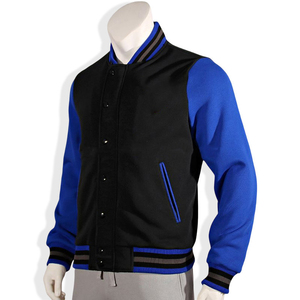 Veste polaire unisexe de haute qualité en chenille Patch Varsity CollegeBaseballjacket du fabricant personnalisé pour hommes expédition DDP - Product Image 4