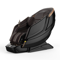 Fauteuil de massage électrique en cuir de luxe VD, haute qualité, nouvelle génération, certification CE, commande vocale intelligente, mouvement robotisé double 4D