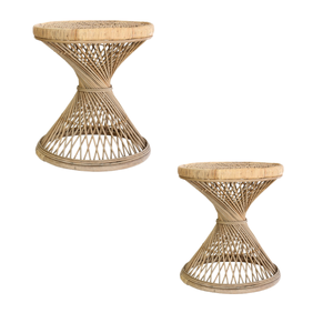 Precio al por mayor, mesa auxiliar de ratán, diseño minimalista moderno, muebles para el hogar para sala de estar, hotel, cafetería, cafetería - Product Image 1