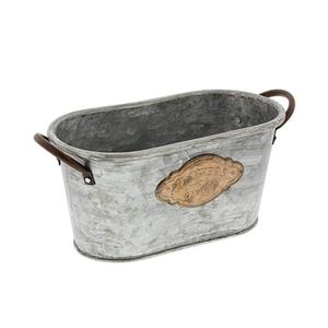 กระถางโลหะที่ทำขึ้นอย่างสวยงามสำหรับใช้ในร่มและกลางแจ้งมีหลากหลายสไตล์เพื่อให้เหมาะกับการตกแต่งสวนทุกประเภท - Product Image 2