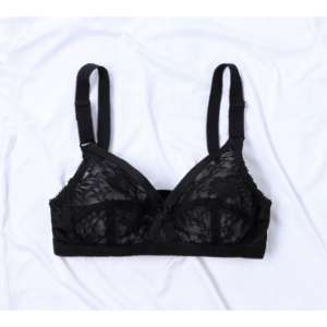 Soutien-gorge croisé en nylon non rembourré - Product Image 5
