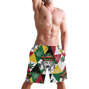 Impression par sublimation personnalisée Short de baseball classique décontracté Double maille bleu à séchage rapide avec motif solide - Product Image 2