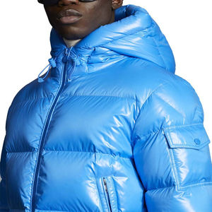 Veste matelassée imperméable et coupe-vent en toile, style urbain, anti-UV, éco-responsable, avec capuche et fermeture éclair frontale, pour homme – Qualité supérieure - Product Image 5