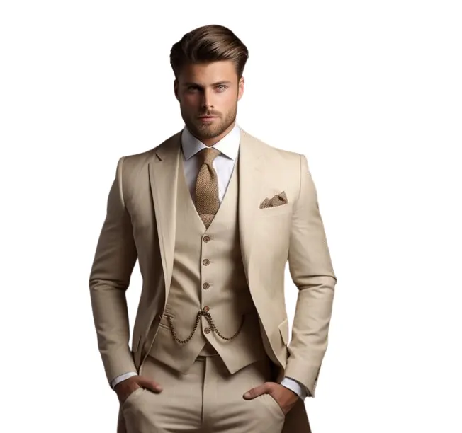 पुरुषों के 2024 इतालवी संस्करण हल्के वजन स्ट्रेचबल थोक पुरुषों के व्यापार पैंट कोट कार्यालय सूट ओम त्वरित शुष्क नए आगमन