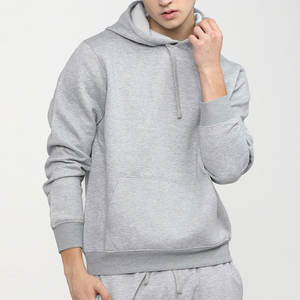 Sudadera con capucha para hombre de buena calidad, patrón sólido, algodón bordado, mezcla de lana, ajuste Regular, precio bajo, ropa básica para exteriores para hombre - Product Image 1