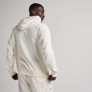 Sudaderas con capucha con estampado de soplo de color sólido personalizado de gran tamaño grueso de lana de peso pesado sin cuerdas suéter cálido de invierno - Product Image 4