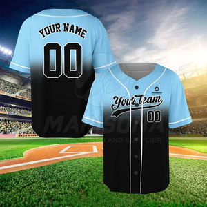 เสื้อเจอร์ซีย์เบสบอลผ้าเจอร์ซีย์ดีไซน์ไม่เหมือนใครเสื้อเบสบอลสั่งผลิตได้ตามต้องการ - Product Image 4