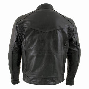 Chaqueta de Motociclismo Personalizada con Cuello Alto y Logotipo Frontal, Cuero Vacuno, Secado Rápido y Transpirable - Product Image 2