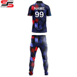 Costume de maillot de cricket personnalisé en gros, sport par sublimation, concevez votre propre uniforme de cricket - Product Image 2