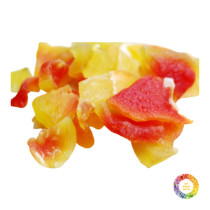 Chips de papaya seca de Vietnam, rebanadas de frutas rojas, bocadillo tropical para hornear, batidos, cereales, té, rebanada de fruta de papaya de uso directo - Product Image 1