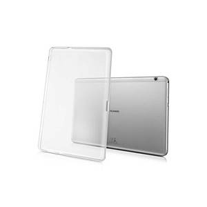 Housse en silicone super résistante pour tablette Netzy MatePad T3 10, design en cuir incolore avec fonction pliable en trois parties - Product Image 3