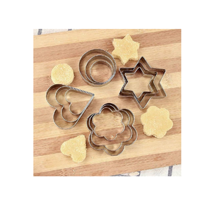 Stainless Steel <b>Cookie</b> Cutters Baking Tools Set for Biscuit Biscuit <b>Mold</b> 6d Christmas <b>Cookie</b> Cutter Design Piece - Product Image 6