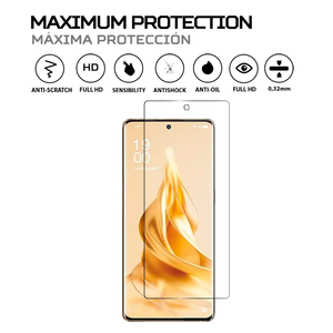 ฟิล์มกันรอยหน้าจอ ANTISHOCK สำหรับโทรศัพท์มือถือออปโป้ รีโน 9 โปรฟิล์มป้องกันระดับพรีเมียม - Product Image 2