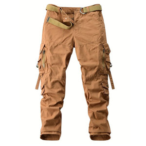 Nouveaux pantalons cargo décontractés d'été respirants et légers, vente en gros, coton de haute qualité 100%, 6 poches, services OEM - Product Image 1