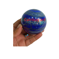 Boule de cristal bleu Lapis Lazuli en gros, qualité standard indienne, pierre de palmier, décoration intérieure, style religieux, éco-responsable et positive