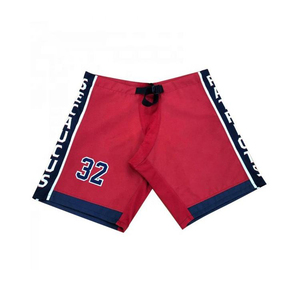 Pantalones Cortos de Hockey sobre Hielo Sublimados Personalizados al por Mayor, Tela 100% Poliéster, Duraderos, Cómodos, Profesionales, de Secado Rápido - Product Image 4