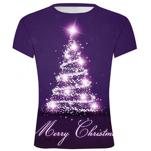 <b>Men's</b> <b>Christmas</b> Graphic T-<b>Shirt</b> Plus Size 100% Cotton Summer Print Digital Front Logo Wholesale Supply - Product Image 5