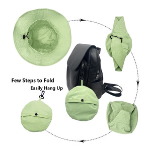 Chapeaux seau personnalisés de mode Streetwear avec broderie de logo Protection solaire d'été extérieure Fabricant OEM ODM - Product Image 2