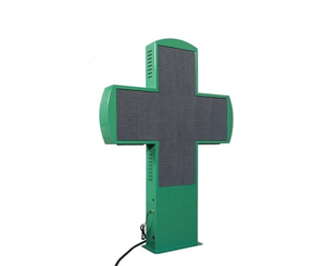 Letrero LED a Todo Color con Energía Solar, Pantalla LED Programable WIFI 4G de Doble Cara, Letrero Cruzado para Publicidad en Farmacias, Piso P6 P4 - Product Image 6