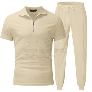 Sweat-shirt à capuche décontracté et à manches courtes pour hommes, ensemble de bas de survêtement d'hiver de bonne qualité pour l'été - Product Image 3