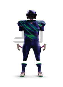 Uniforme de Fútbol Americano Premium, Transpirable, de Secado Rápido, Pantalones y Camiseta Personalizables con Nombre de Equipo, Diseño Antibacterial para Equipos Adultos - Product Image 1