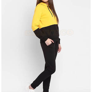 Chándales de invierno de patrón sólido informal para mujer de la mejor calidad de alta fabricación hechos en Pakistán - Product Image 3