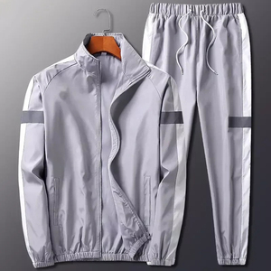 2025 Autumn Spring Tracksuit Sweatshirt SweatPants Trousers For Men Set Two Piece Running Sport <b>Clothes</b> - Product Image 3