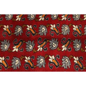 Tapis de 5,9 x 10,5 pieds, tapis vintage, tapis turc en laine rouge à pois - Product Image 5