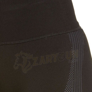 Meilleure qualité femmes sport Legging course à pied en gros conception personnalisée sans couture respirant taille moyenne sportif extensible tricoté - Product Image 4
