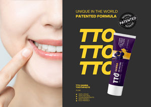 Pasta Dental TTO Thermal Samba 75gr, Pasta Dental Herbal con Aceite de Árbol de Té, Menta, Eucalipto, Propóleo, Vitamina C, Eliminación de Placa - Product Image 4