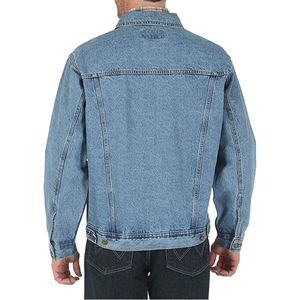 เสื้อแจ็คเก็ตยีนส์ผู้ชายคุณภาพดีที่สุด บริการ ODM ราคาสมเหตุสมผล รุ่นผ้าสำหรับฤดูหนาว ดีไซน์ล่าสุด - Product Image 2