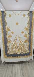 Robe Dirac perlée blanche de qualité supérieure avec conception de mariée somalienne artisanale complexe pour les cérémonies de mariage au prix d'usine - Product Image 6