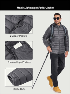 Veste matelassée pour homme, tendance, chaude, surdimensionnée, grande taille, personnalisée, style bulle, pour couple, intérieur/extérieur - Product Image 6