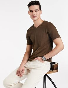 เสื้อยืดพิมพ์ลายสำหรับผู้ชายใส่ได้ทั้งชายและหญิงพิมพ์ลายด้วยการซับลิเมชันแบบเรียบหรู - Product Image 4