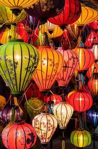 Linterna de seda de bambú ligera-Decoración fácil de colgar, múltiples estilos VIET FARGIMEX - Product Image 6