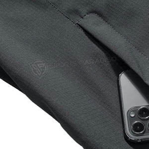 Veste Softshell imperméable respirante à capuche pour homme, style streetwear, nouvelle conception 2024, vente en gros, pour l'extérieur - Product Image 6