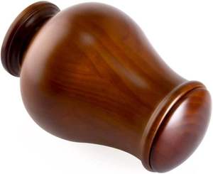 Elegant Wood Vase Cremation <b>Urn</b> for Adults up to 200 Lbs Male or Female for Funeral Ashes & <b>Pet</b> <b>Caskets</b> - Product Image 3