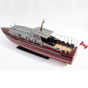 HACKER CRAFT THUNDERBIRD MODÈLE EN BOIS DE HAUTE QUALITÉ BATEAU ARTISANAT 2023 _ 100% BATEAU DE VITESSE FABRIQUÉ À LA MAIN FABRIQUÉ AU VIETNAM_LIVRAISON RAPIDE - Product Image 2