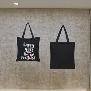 High-quality Custom Printed <b>Black</b> <b>Canvas</b> Tote <b>Bag</b> Zipper Closure Reusable Shopping <b>Bag</b> Lady Fashion Style Wholesale <b>Bags</b> 2026 - Product Image 1