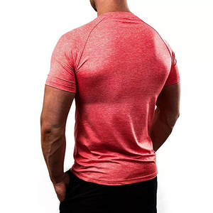 เสื้อยืดยิมสำหรับผู้ชายเสื้อยืดออกกำลังกายผ้าสแปนเด็กซ์แห้งผ้าคอตตอนดีไซน์ใหม่โลโก้ตามสั่งเสื้อยืดพิมพ์ลายดิจิตอล - Product Image 2